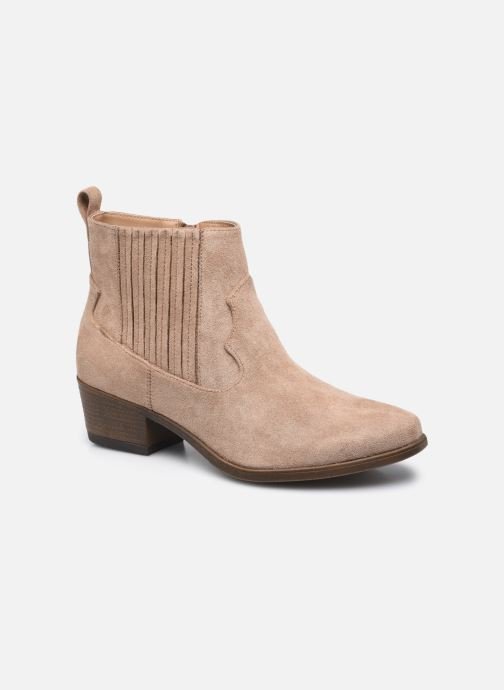 Botines cowboy de piel vuelta