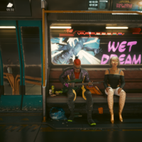 Así es un día de viaje en metro en 'Cyberpunk 2077': otra vía más para contemplar los rascacielos y neones de Night City 